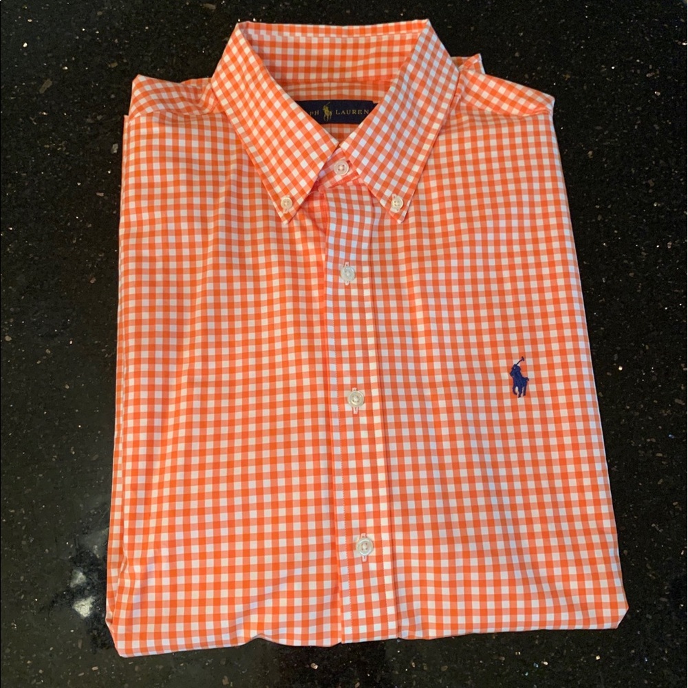 Ralph Lauren Short sleeve gingham oxford shirt